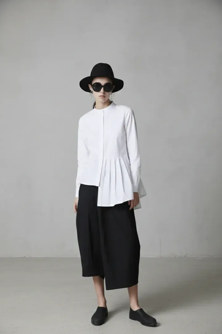 Женская плиссированная рубашка «SIMPLE»