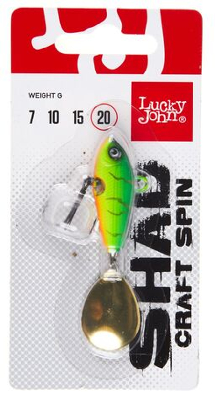 Тейл-спиннер Lucky John SHAD CRAFT SPIN 20.0г  003 в блистере