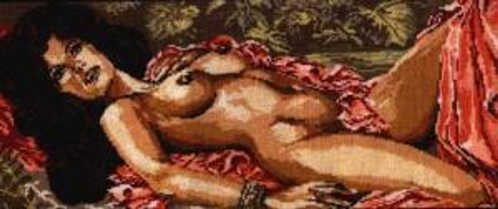 "Дева на берегу"-68-04 вышивка