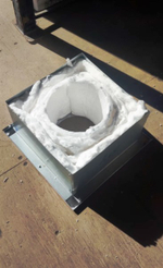 Одеяло из керамического волокна LYTX-1260 T 20*610*9000 128 кг/м3