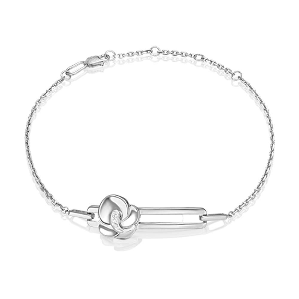 Браслет из белого золота c бриллиантами Артикул: 05-0740-00-101-1120