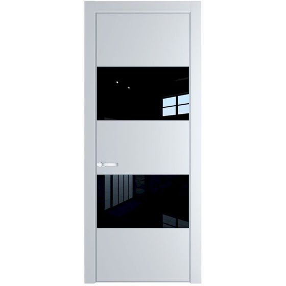 Межкомнатная дверь эмаль Profil Doors 22PA вайт со вставкой