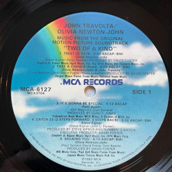 Винтажная виниловая пластинка LP John Travolta, Olivia Newton John, Two Of A Kind, Двое В Своём Роде, Music From The Motion Picture Soundtrack (США 1983)