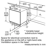 Встраиваемая морозильная камера Bosch GUD 15 ADF0