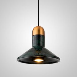 Подвесной светильник RARITY green brass