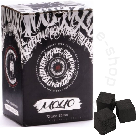 Уголь Moyo 25x25x25 72 кус.