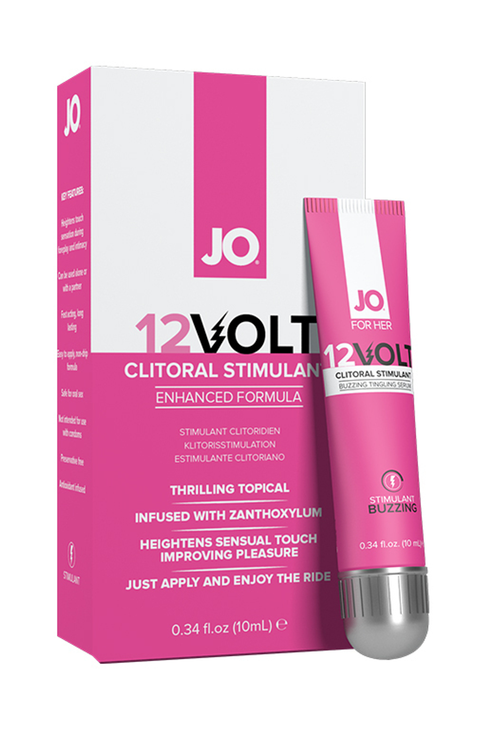 Возбуждающая сыворотка мощного действия JO 12 Volt Arousing Tingling Serum 10 мл