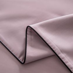 Комплект постельного белья Однотонный Сатин Элитный «Розовая гармония»