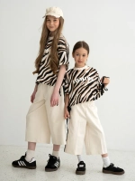 Костюм для девочки, футболка и кюлоты