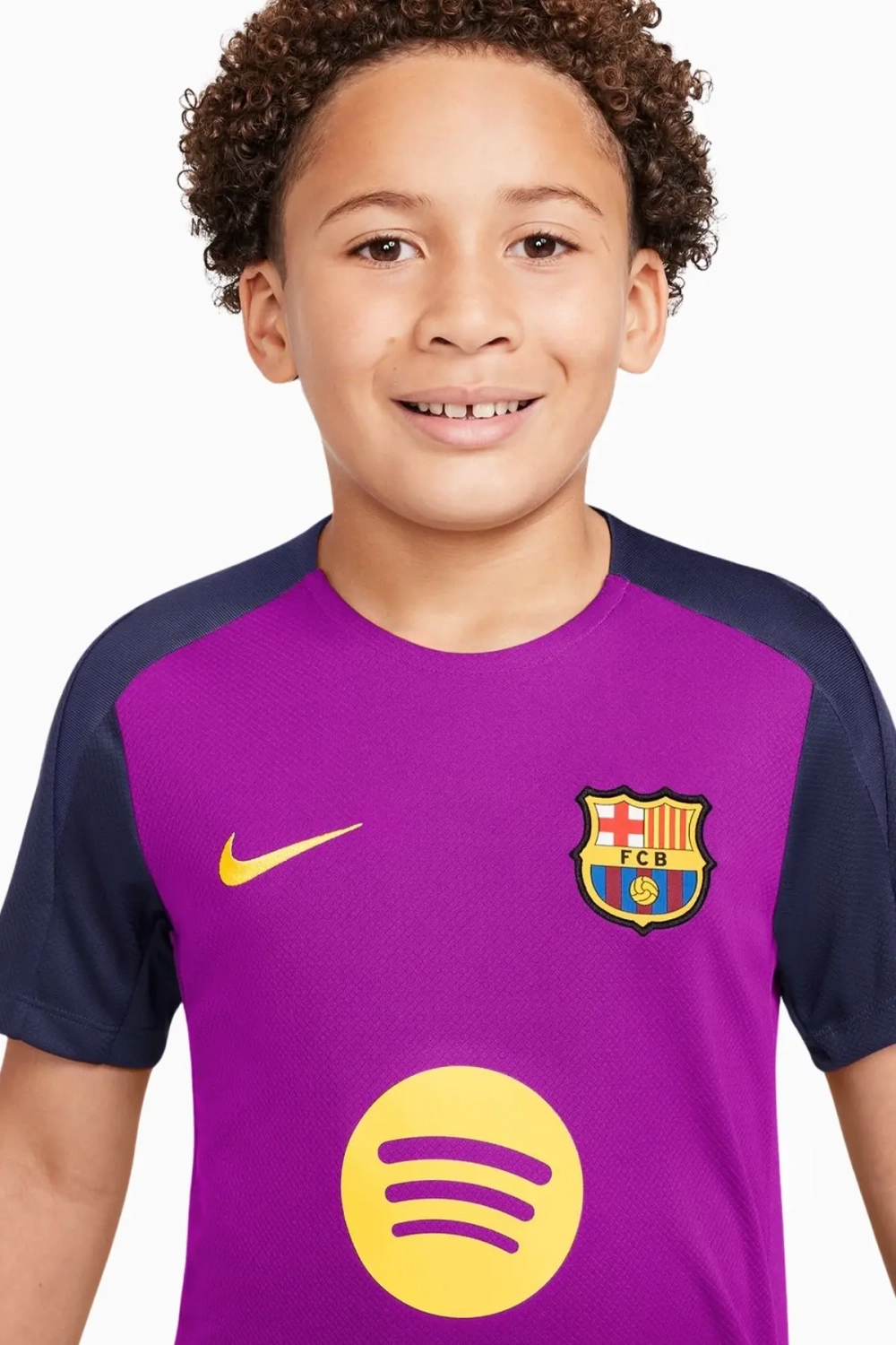 Футболка Nike FC Barcelona 25/26 Strike Junior - фиолетовый