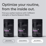 Sports Research, биотин и кокосовое масло, 2500 мкг, 120 вегетарианских капсул