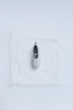 ZARA TIMELESZ - КОЖАНЫЕ БАЛЕТКИ, СИНИЙ