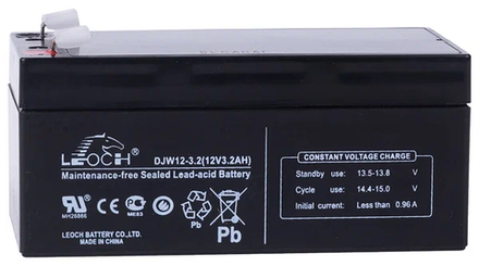 Аккумулятор свинцово-кислотный 12V 3.2Ah DJW12-3.2 LEOCH