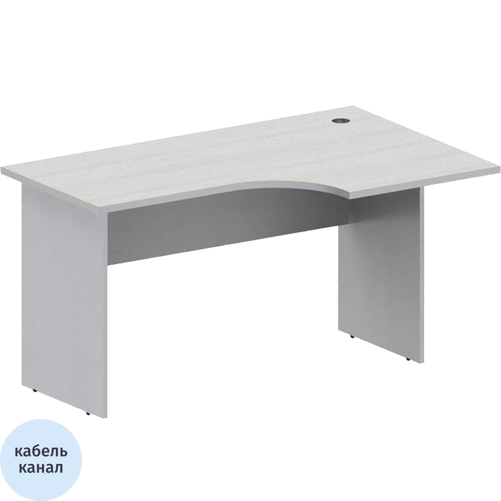 Стол Easy St правый (008,235) сосна винтер/серый (549/030) Ш1400