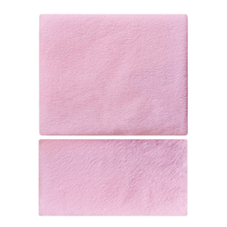 Наматрасники детские для круглой и овальной кроватки, непромокаемые, на резинках, (d=75 см; 75х125 см), розовые
