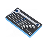 NORDBERG (10206T) Набор ключей комбинированных в ложементе, 6 предметов для тележки