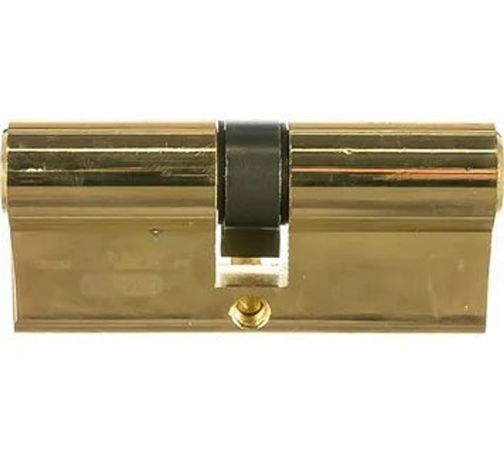 Цилиндровый механизм DAMX N70 PB ключ/ключ (полированная латунь)  Арт.12864