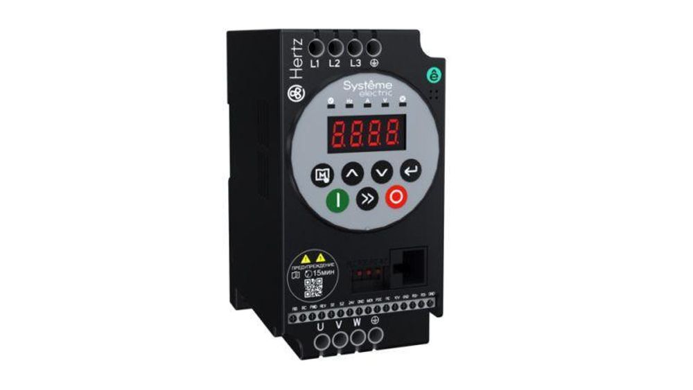 Преобразователь частоты STV050 Hertz 0.4кВт 220В ЭМС С3 + LED панель оператора SE STV050U04M2 Преобразователь частоты STV050 Hertz 0.4кВт 220В ЭМС С3 + LED панель оператора SE STV050U04M2