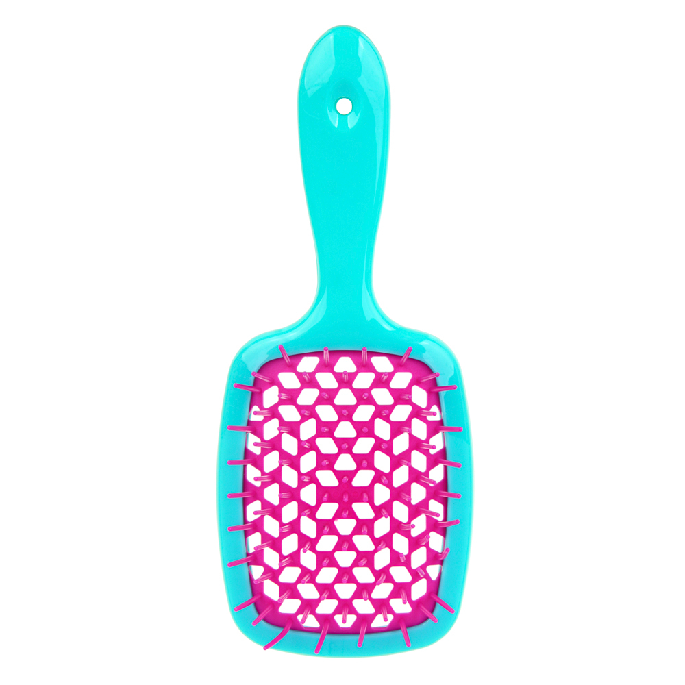 Расческа массажная тм ЮНИLOOK, 20,5см, ТПЭ, AБС пластик, 6 цветов