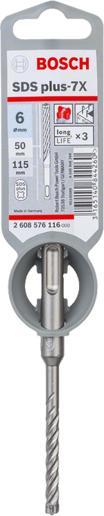 Бур по бетону Bosch SDS-plus 6x50x110 мм 2608576116