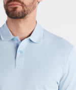 Поло Pio 1 BOSS GREEN - голубой(50494359)