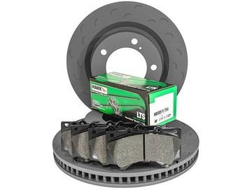 Комплект тормозных дисков Hawk и колодок Hawk на Toyota LC 200 до 2015г.в.