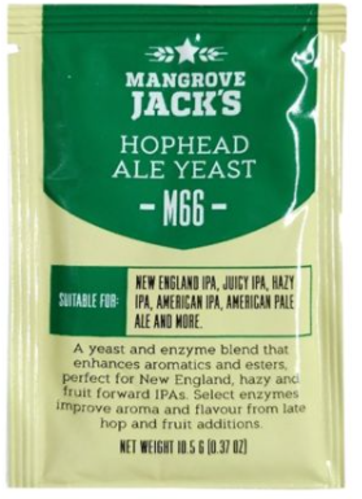 Пивные дрожжи Mangrove Jack&#39;s &quot;Hophead Ale Yeast M66&quot;, 10,5г