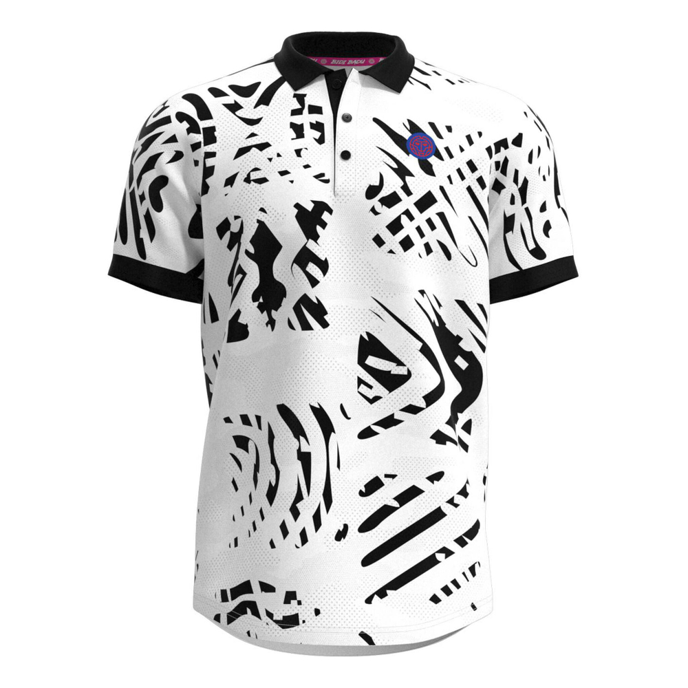 Мужское теннисное поло BIDI BADU Melbourne Polo Men - White, Black