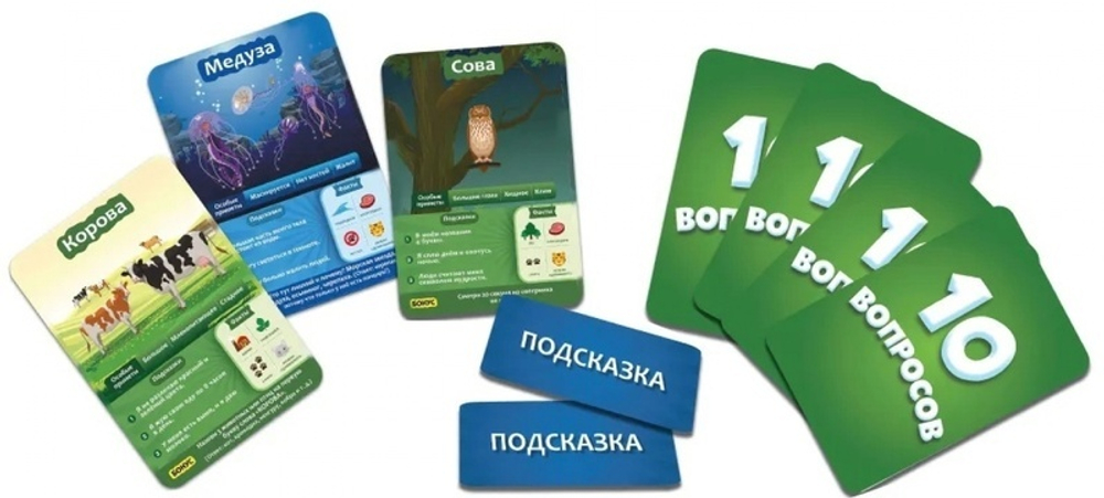 10 вопросов. Животные