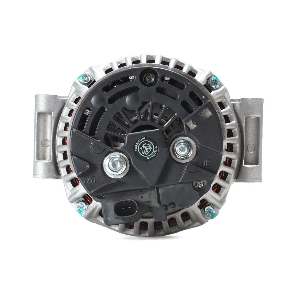 Генератор, ВАЗ, 14 В, 200 А, поликлиновый, в комплекте с предохранителями 100А