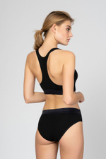 Трусики-шорты в спортивном стиле (Размер: XL) (Цвет: черный)