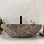 Раковина из речного камня RS63618 (55*33*15) 0122