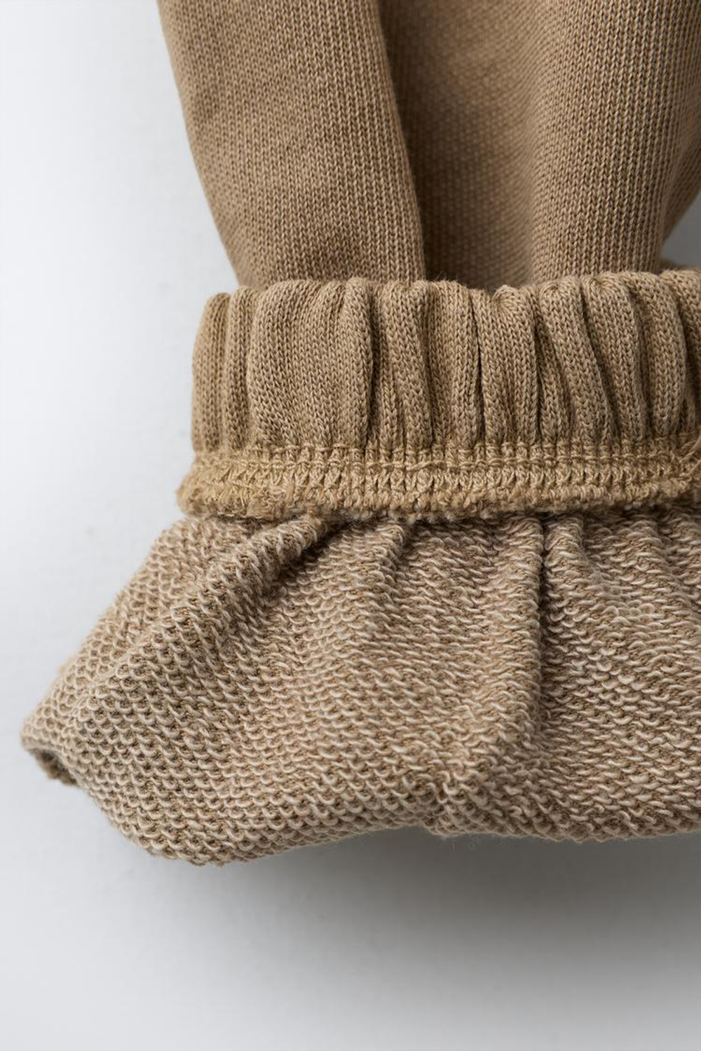 ZARA БРЮКИ-ДЖОГГЕРЫ GARMENT DYE С НАШИВКОЙ, РЫЖЕВАТО-КОРИЧНЕВЫЙ