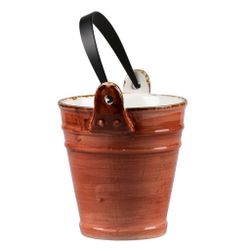 Емкость Ведро для подачи и сервировки 600 мл d 11,5 см h12 см фарфор   P.L.