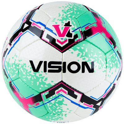 Мяч футзал. VISION SALA , FIFA Quality Pro, FS324084 р.4, 32 п. PU, 4 подкл.сл, руч.сшив.,бело-зелен