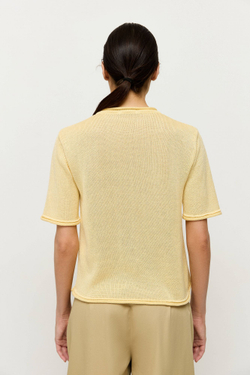 Джемпер-футболка из вискозы с хлопком