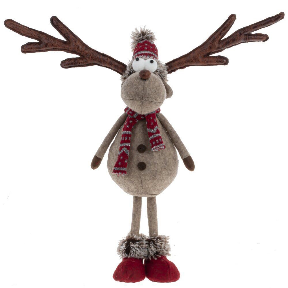 GAEM Игрушка набивная "Олень" (телескоп ноги), L22 W20 H88/35 см, 2в.