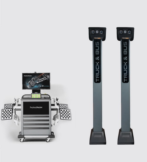 Грузовой стенд развал-схождения Техно Вектор 7 Truck P 7204 HTS4