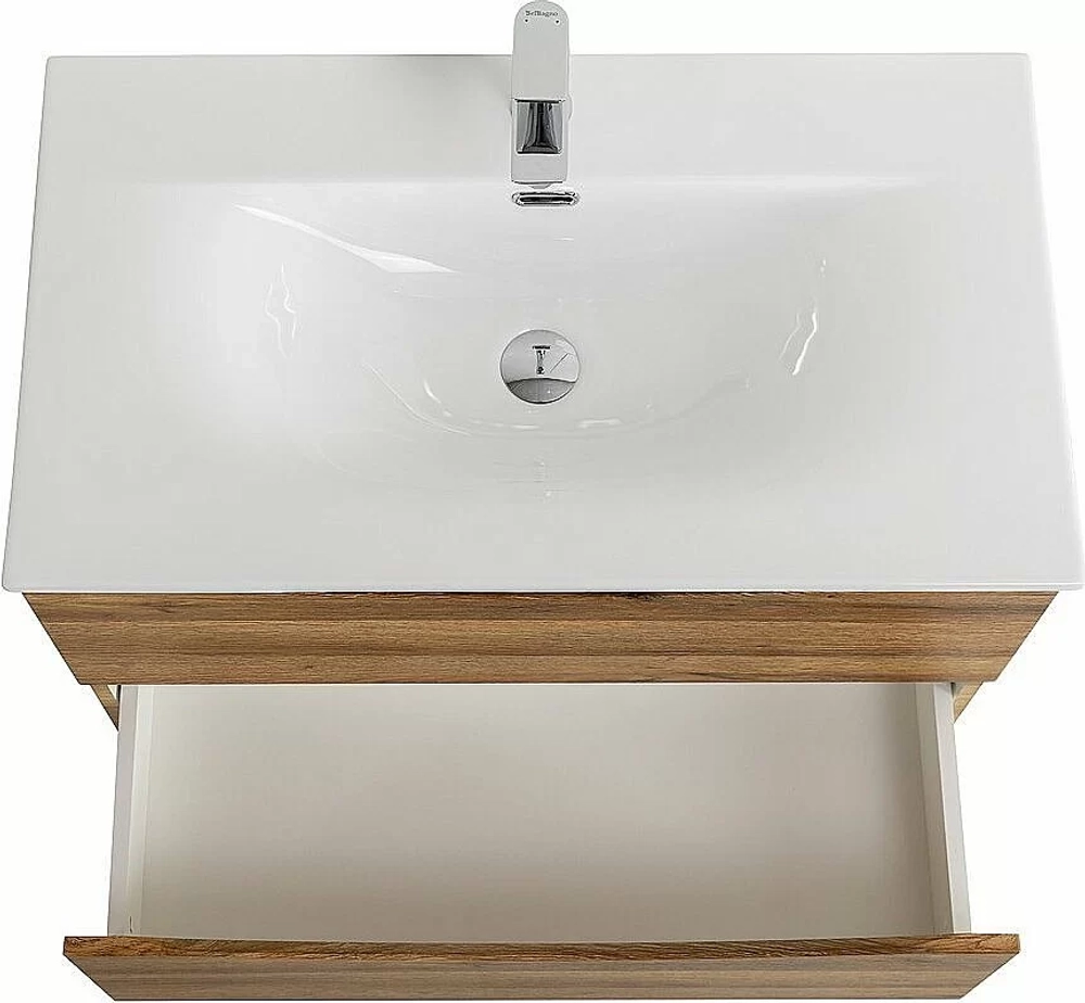 Тумба с раковиной BelBagno MARINO-CER-N-800-2C-SO-RR-P Rovere Rustico