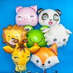 Шар (25"/64 см) Фигура, Голова, Маленькая Панда, 1 шт.