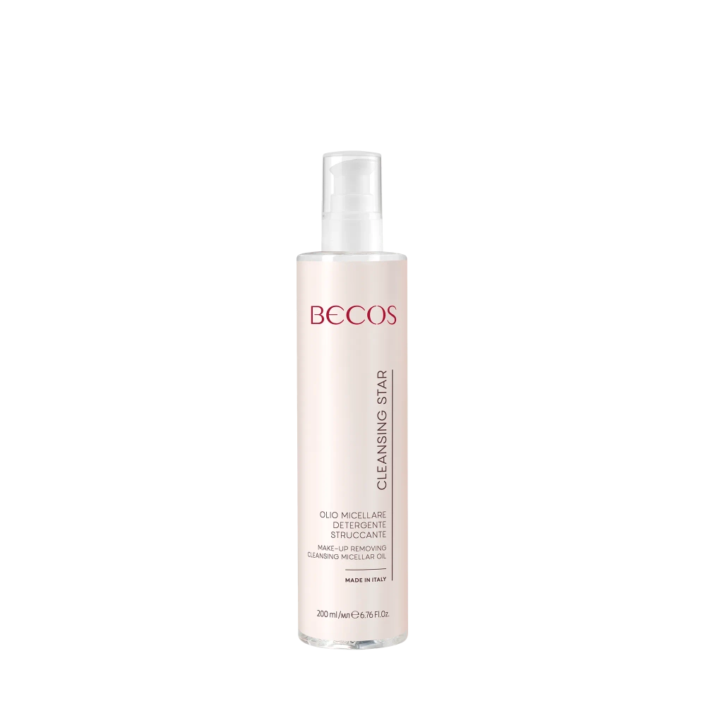 BECOS Мицеллярное масло для снятия макияжа- MAKE-UP REMOVING CLEANSING MICELLAR OIL,200 мл
