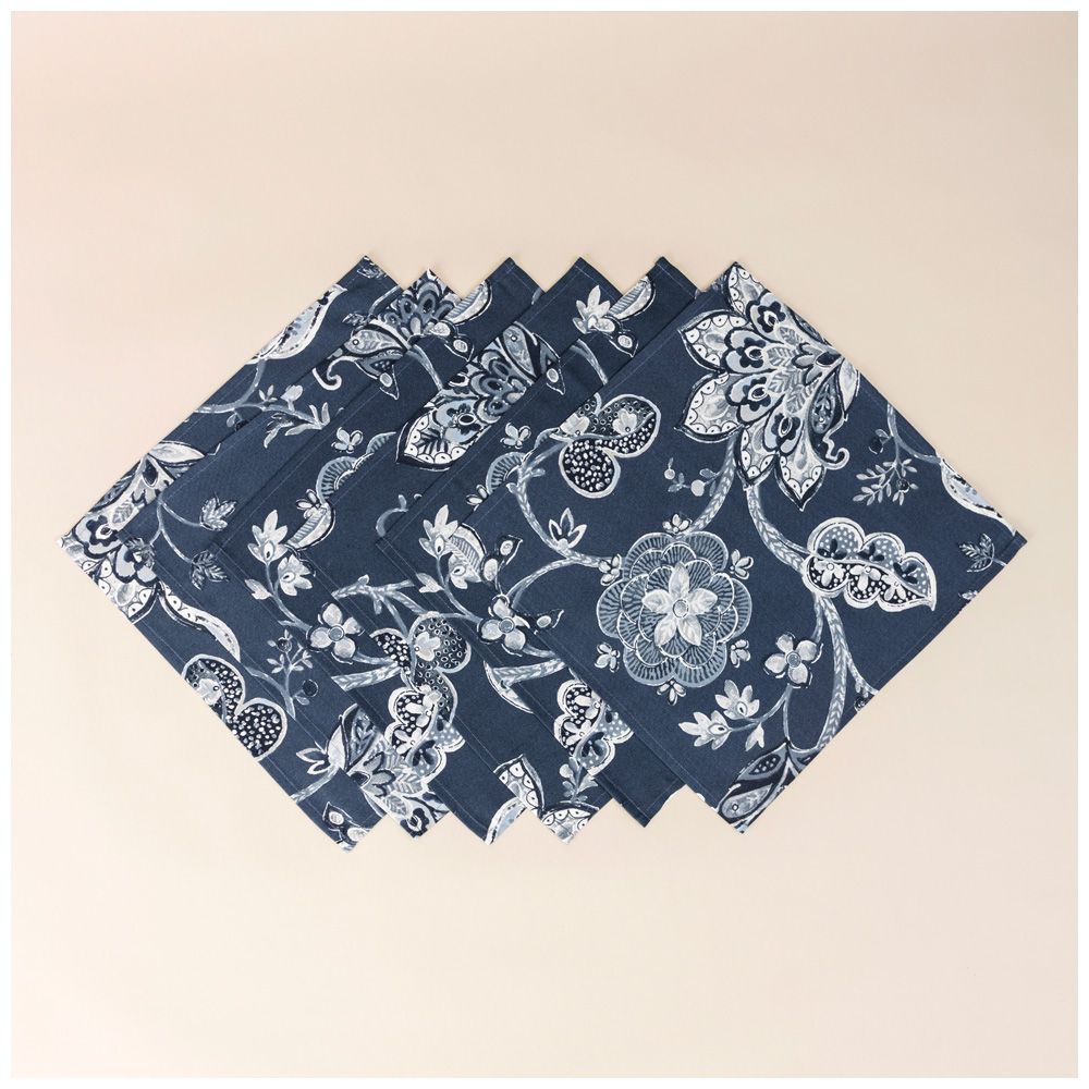 НАБОР СКАТЕРТЬ ПРЯМОУГОЛЬНАЯ С САЛФЕТКАМИ"САПФИР",160Х220СМ-1ШТ, 40Х40СМ-6ШТ,100% Х\Б