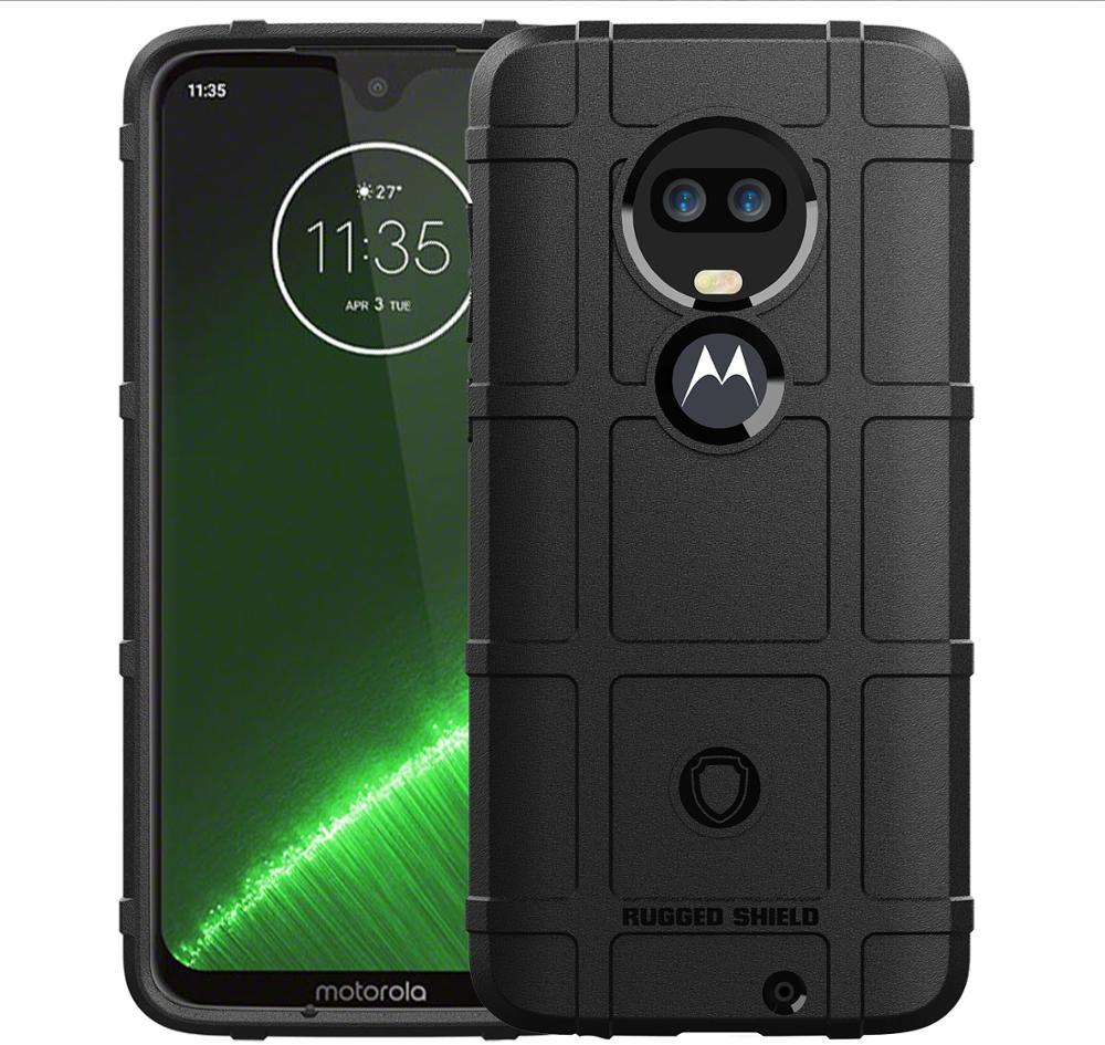 Чехол для Motorola Moto G7 (G7 Plus) цвет Black (черный), серия Armor от Caseport