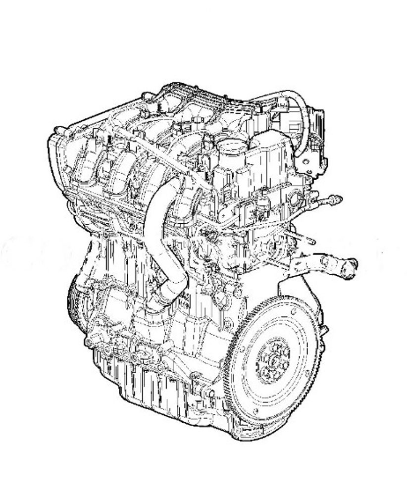 Двигатель с оборудованием в сборе /2192, 2194, 2190 Гранта FL/ дв. 21127 16 кл. № 4788434 (LADA)