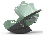 Коляска 3 в 1 Cybex Priam IV Rosegold complete и автокресло Cloud T i-Size Leaf Green Plus Off White