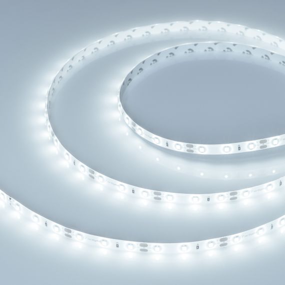 Светодиодная влагозащищенная лента Arlight 4,8W/m 60LED/m 2835SMD холодный белый 5M 016836(2)