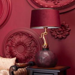 Настольная лампа Гранат Кардован Конфетти Рубивайн