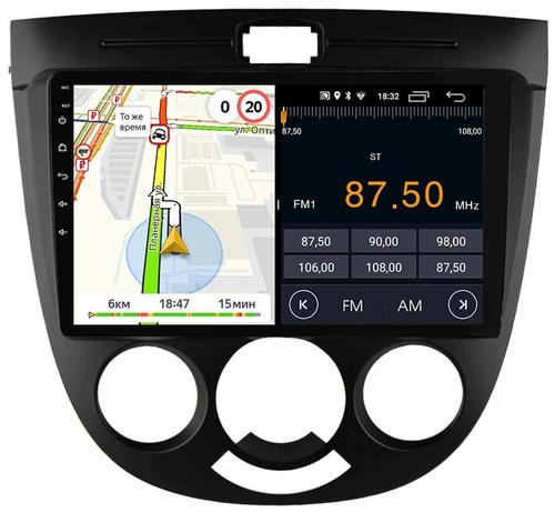 Магнитола для Chevrolet Lacetti хэтчбек (кондиционер) - Parafar PF031FHD на Android 13, CarPlay, 4G SIM-слот