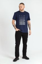 Фуфайка (футболка) мужская Клаб-3У Виотекс ТЁМНО-СИНИЙ