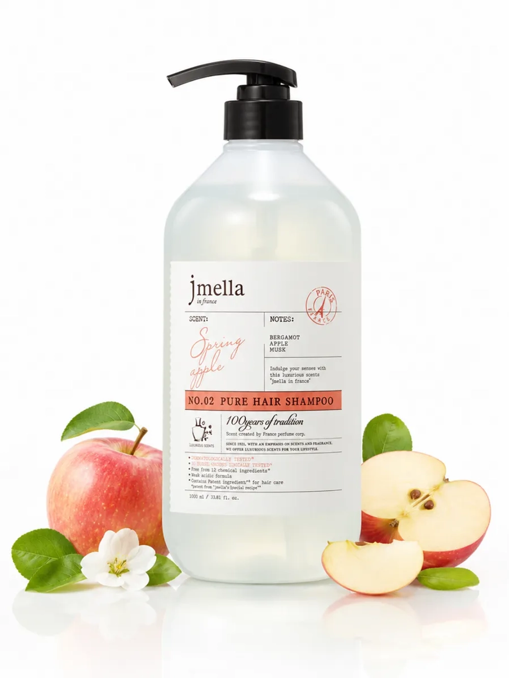 Шампунь для волос "Весеннее яблоко" JMELLA In France Spring Apple Shampoo 1000 мл